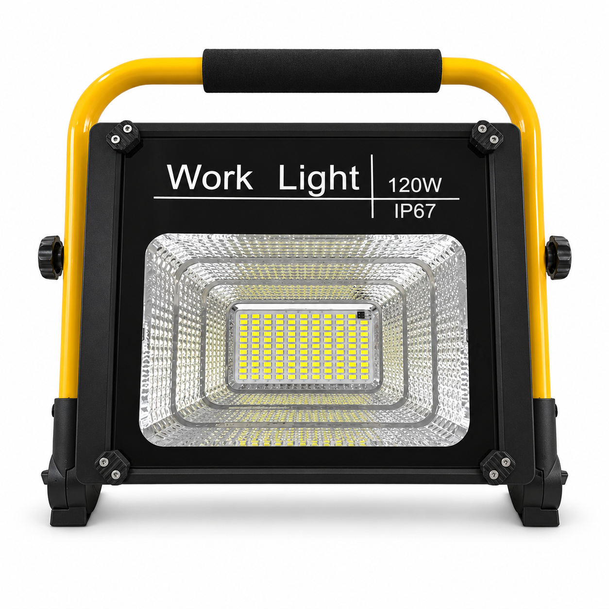 Main product image of Solar Rechargeable Waterproof LED Work Light, 120W, IP67, W745A, 8x 18650