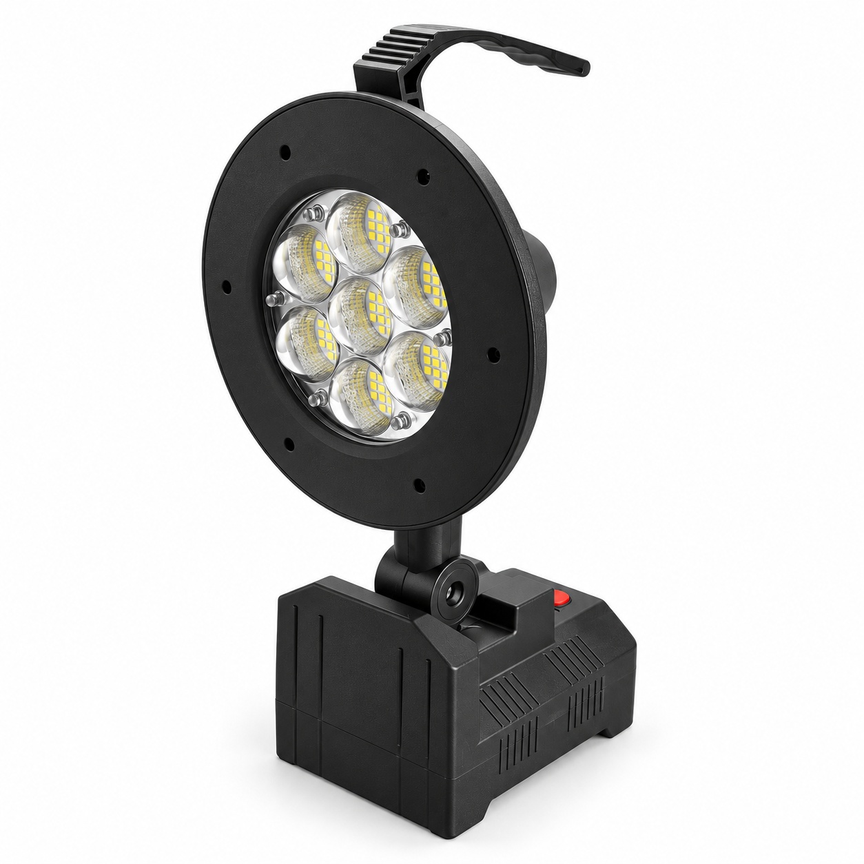 Main product image of W872A Solar Rechargeable LED Flood Light, USB-C Output, 4x 18650 Battery