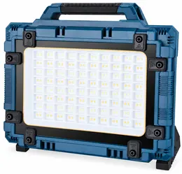Product image of W8110 Solar Rechargeable LED Flood Light, USB-C Output, Stand, 5 Hour Runtime
