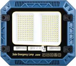 Product image of W8113 Solar Rechargeable LED Flood Light, Red/Blue Warning, SMD 2835