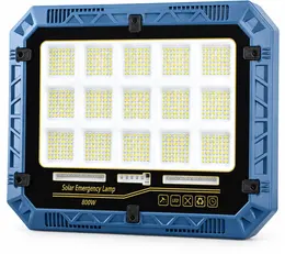 Product image of W8113 Solar Rechargeable LED Flood Light, 18.6W, 14400mAh Battery