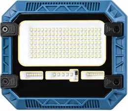 Product image of W8114 Solar Rechargeable LED Flood Light, Red/Blue Warning, SMD 2835, 3600mAh