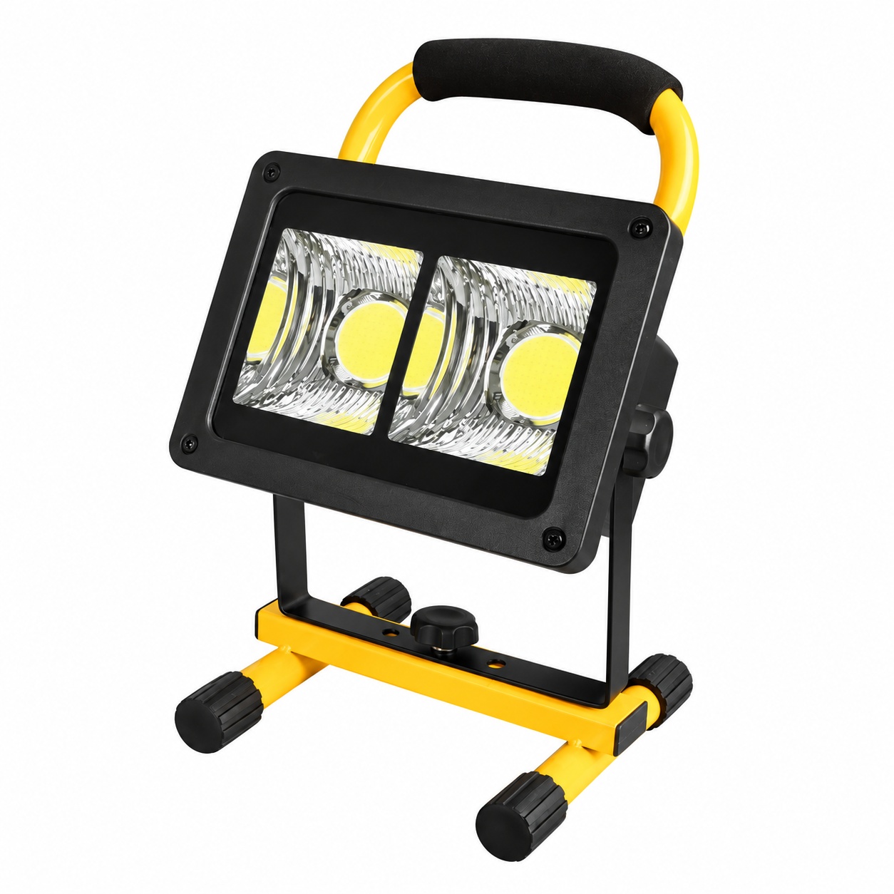Main product image of W865B Solar Rechargeable 40W LED Flood Work Light with 9000mAh Battery Display