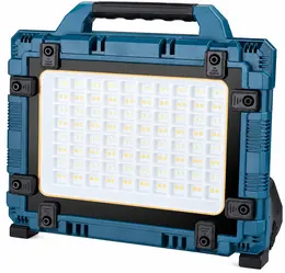 Product image of W8121 2 Solar Rechargeable LED Flood Work Light, Type C, 12000mAh Battery Display