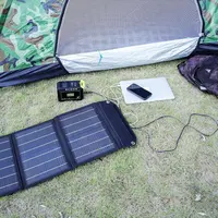 Product image of 30W Foldable Solar Panel with 12V, QC3.0 USB, Type-C, DC Output