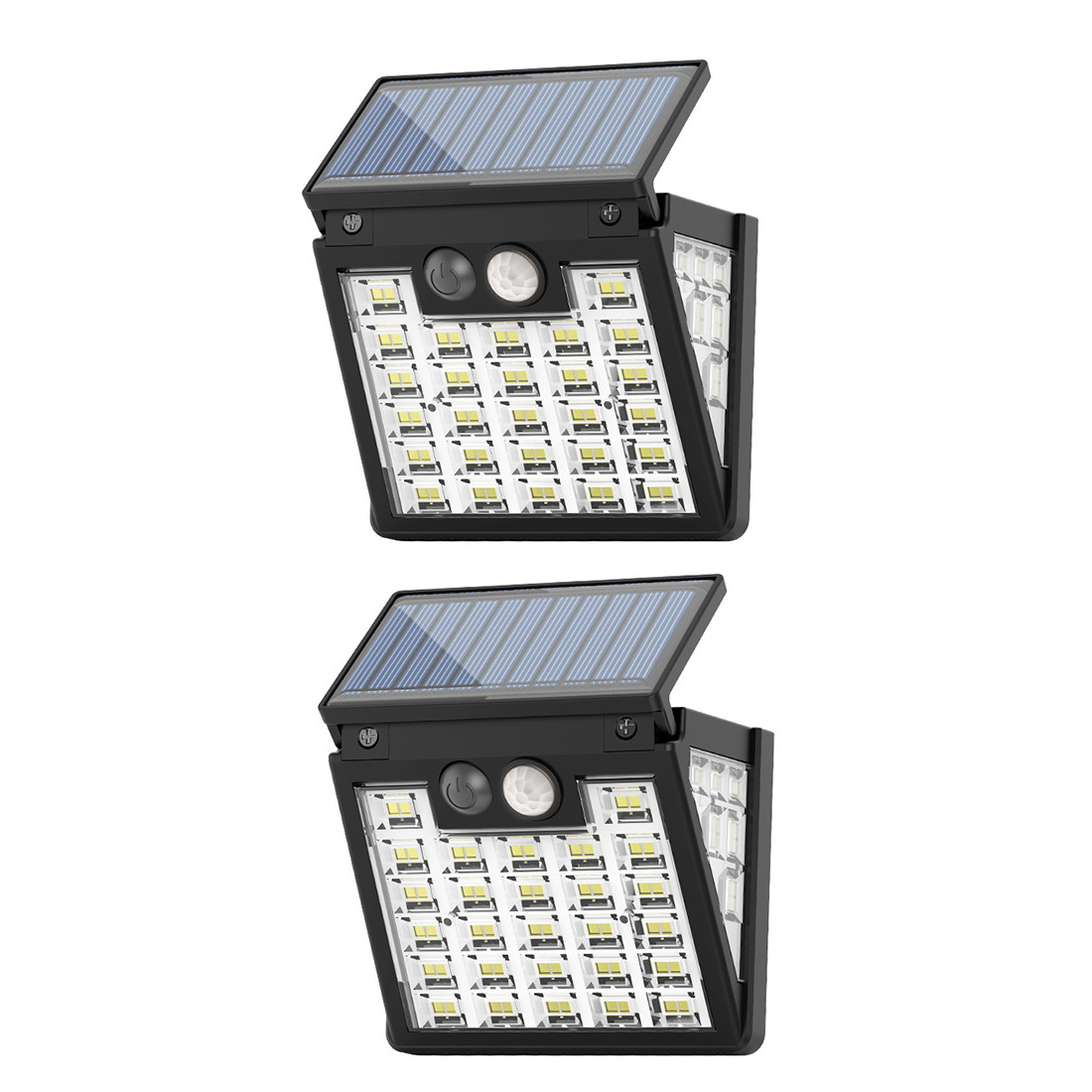 Main product image of 2pcs Solar Power LED PIR Motion Sensor Wall Light Security Outdoor Garden UK