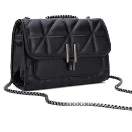 A Versatile Chain Bag For Ladies, A New 2024 High-end And Fashionable Shoulder Bag With Light Luxury Diamond-patterned Embroidery