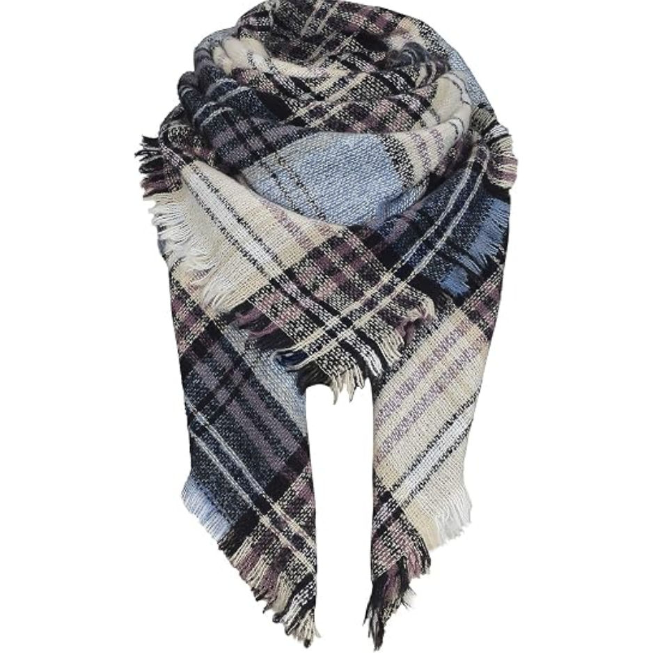 Main product image of American Trends Winter Scarf, Oversized Plaid Square Shawl Wrap