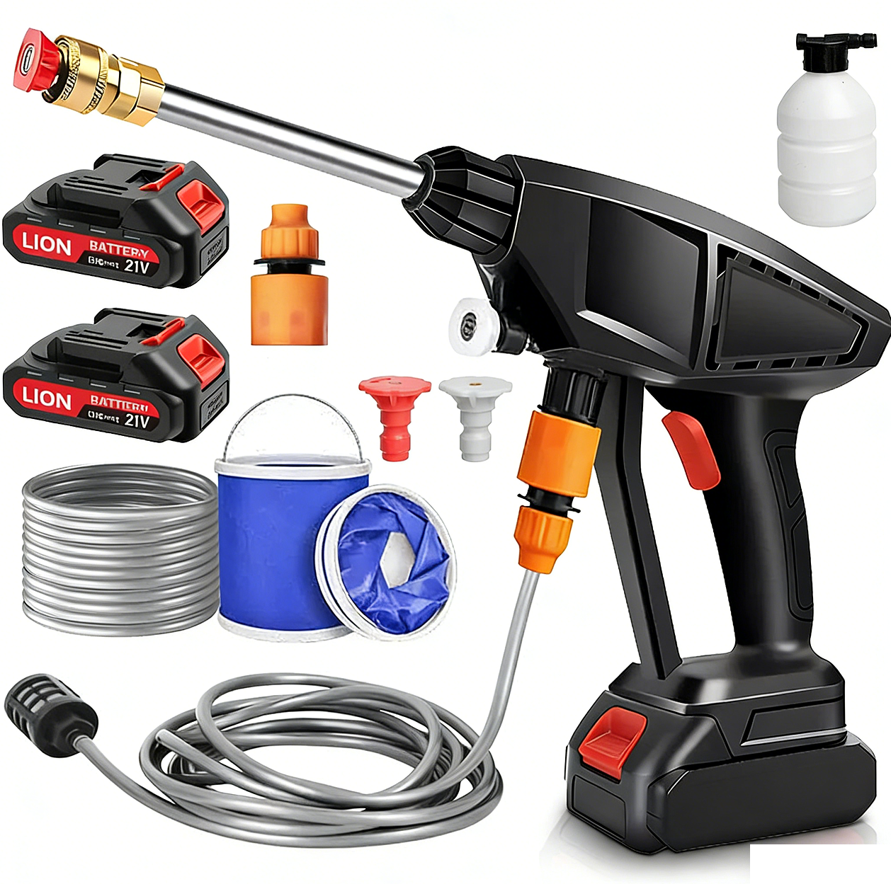 Main product image of Cordless Portable High Pressure Washer Gun, 2 Batteries
