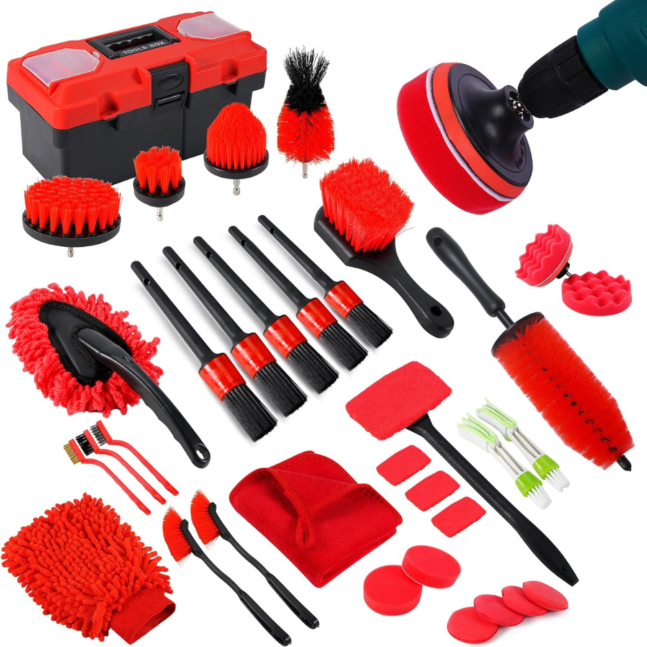 Main product image of 35-Piece Car Detailing Kit for Cleaning and Washing