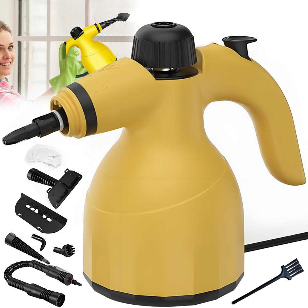 Main product image of 1000W Electric Portable Handheld Steam Cleaner with Accessories