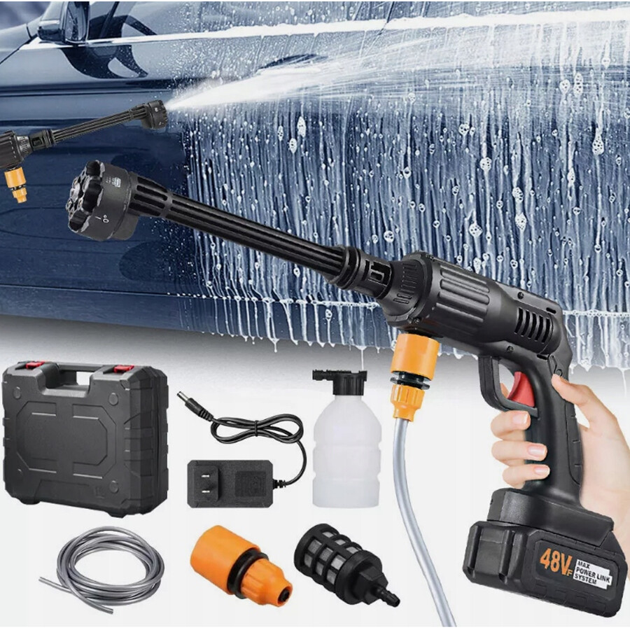 Main product image of Cordless Pressure Washer, 2 Batteries, Storage Box