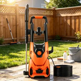 Product image of Electric Pressure Washer, 4200 PSI, 2.8 GPM, with Nozzles and Foam Cannon