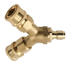 Product image of 3/8'' Pressure Washer Y-Splitter, Connects Two Guns to One Power Washer