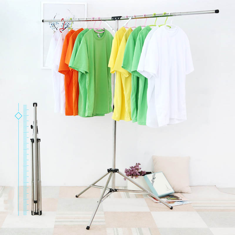Removable Clothes Hanger Foldable And Portable Clothes Rack Selling Display Shelf Floor