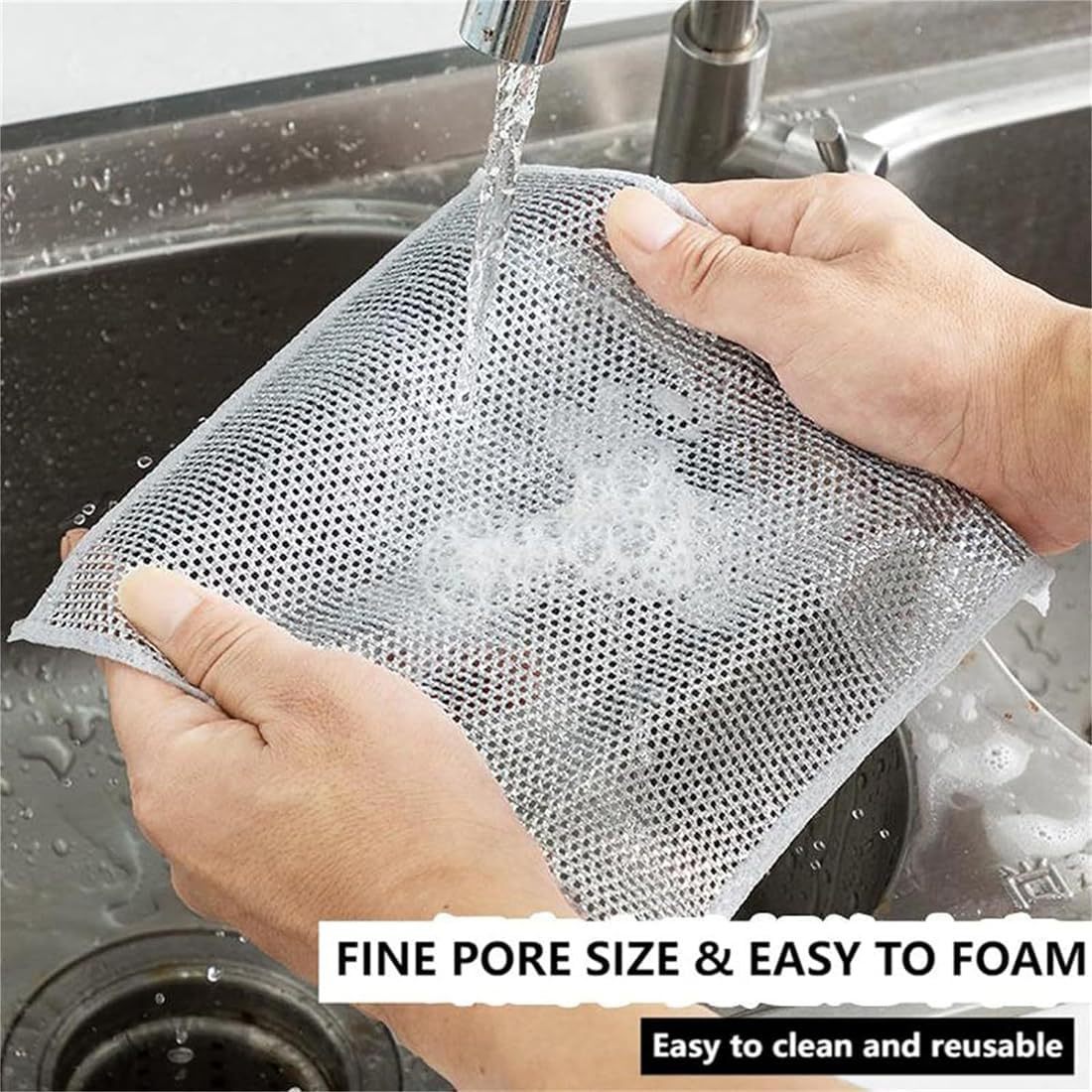 Main product image of Multifunctional Non-Scratch Wire Dishcloth Kitchen Cleaning Set