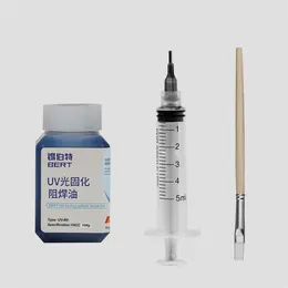Green Oil Yellow Black Blue Red White Oil Curing Solder Resist Protective Paint
