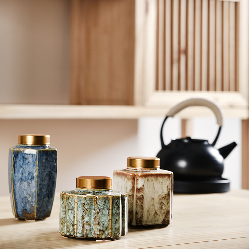 Tea Pot Ceramic Universal Storage Tank