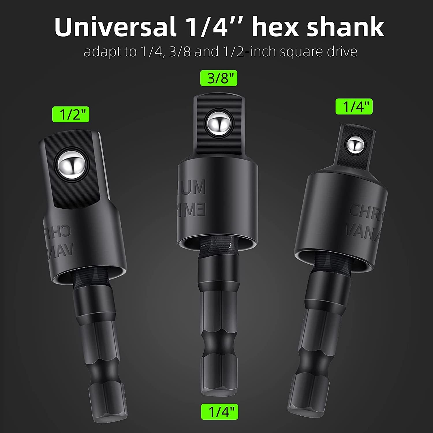Impact Level Socket Adapter Electric Drill Socket Suit