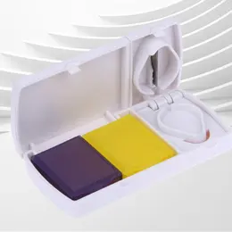 Plastic Rectangular Pill Cutter With Divide