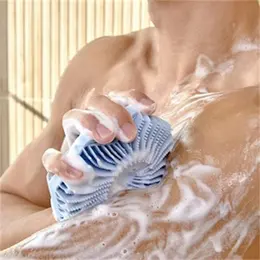Portable Polygonal Silicone Bath Massage Brush