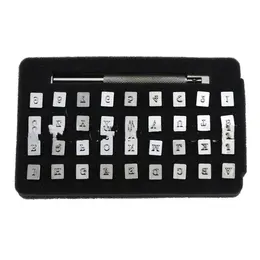 Leather Printing Punching Pin Leather English Punch Letter Punch 36PCs Digital Seal Craft Leather Carving Tools