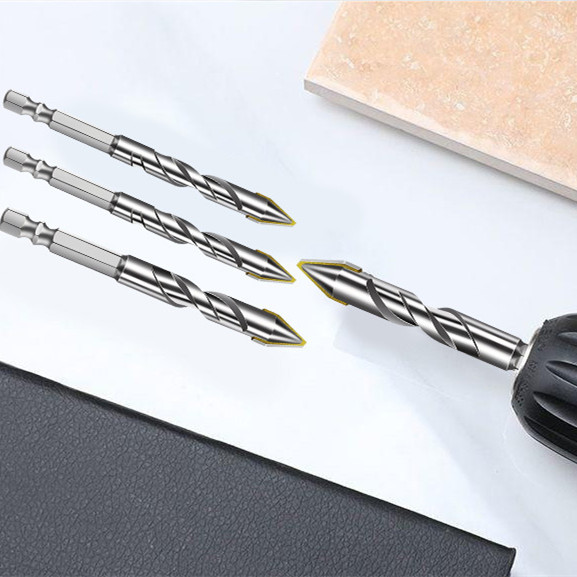 Eccentric Alloy Triangular Drill Bit With Crooked Head