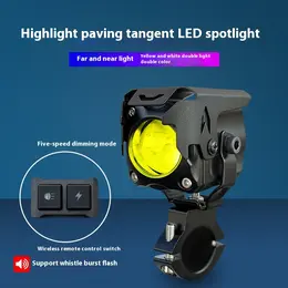 Motorcycle Spotlight Electric Car Modification Accent Light Lens Street Lamp Far And Near Light Integrated Tangent Led