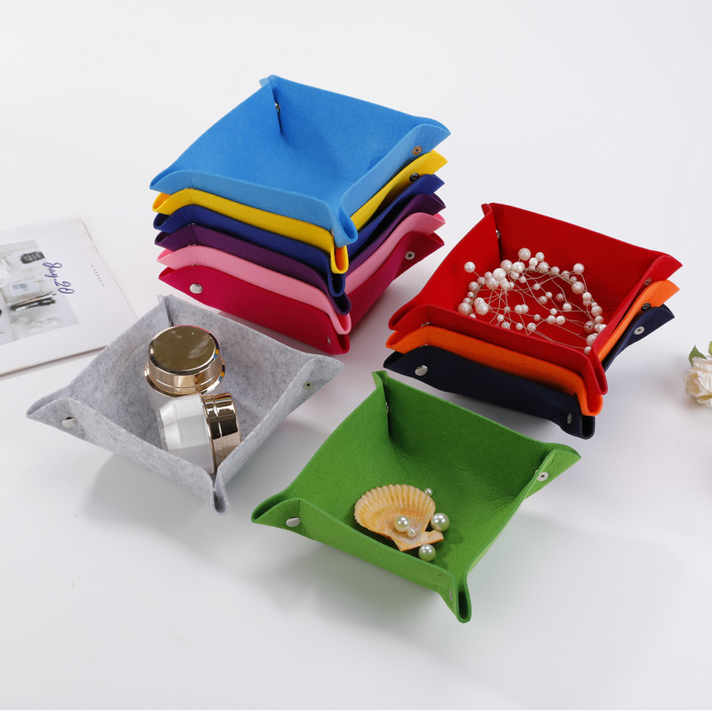 Desktop Felt Foyer Key Storage Box