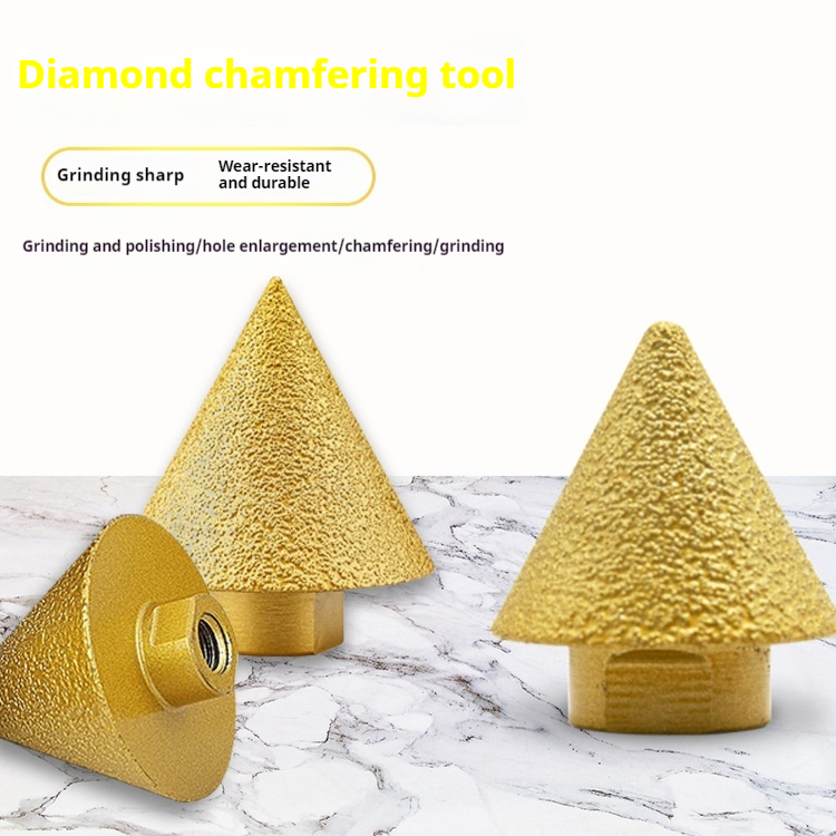 Brazing Diamond Chamfering Machine Ceramic Tile Marble Drilling