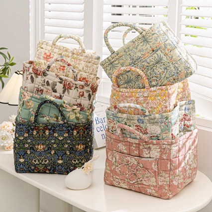 Foreign Trade Export Home Fabric Storage Basket Korean Pastoral Style
