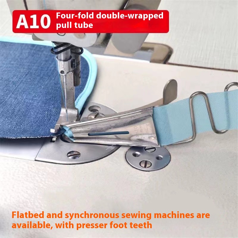 Thin Material Roll Edge Pulling Tube Chiffon Edge Wrapping Device