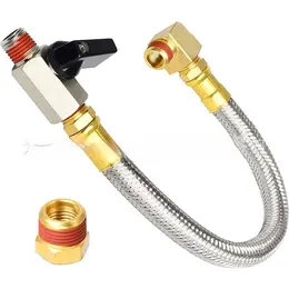 14NPT External Thread Brass Quick Connector Air Compressor With Ball Valve Set