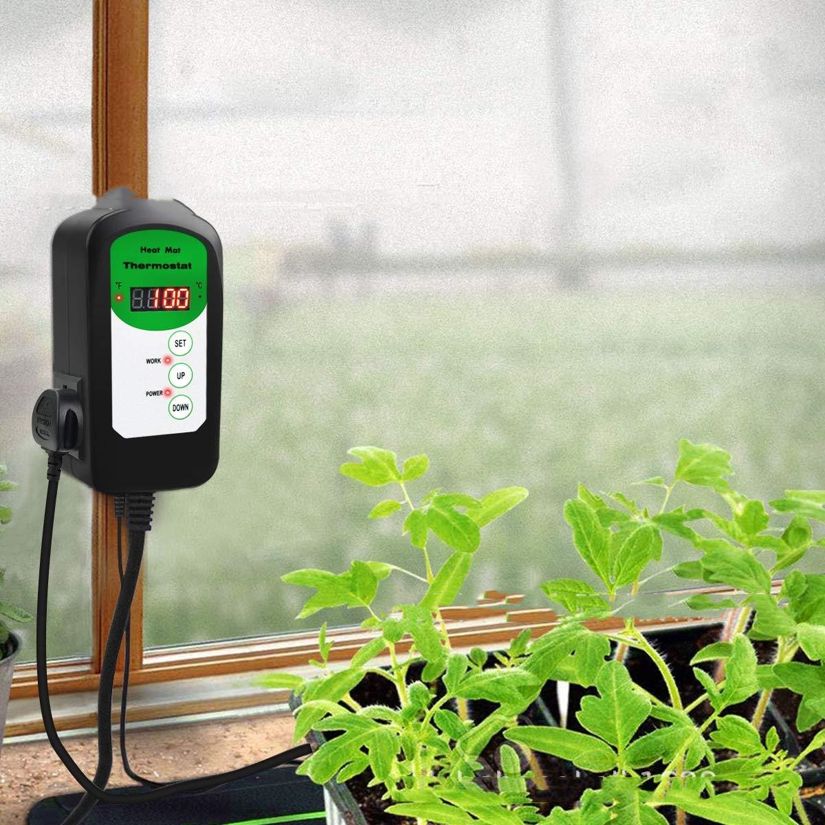 Simple household digital display temperature and humidity control