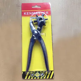 Belt Punch Plier Dip Plastic Handle Punching Pliers