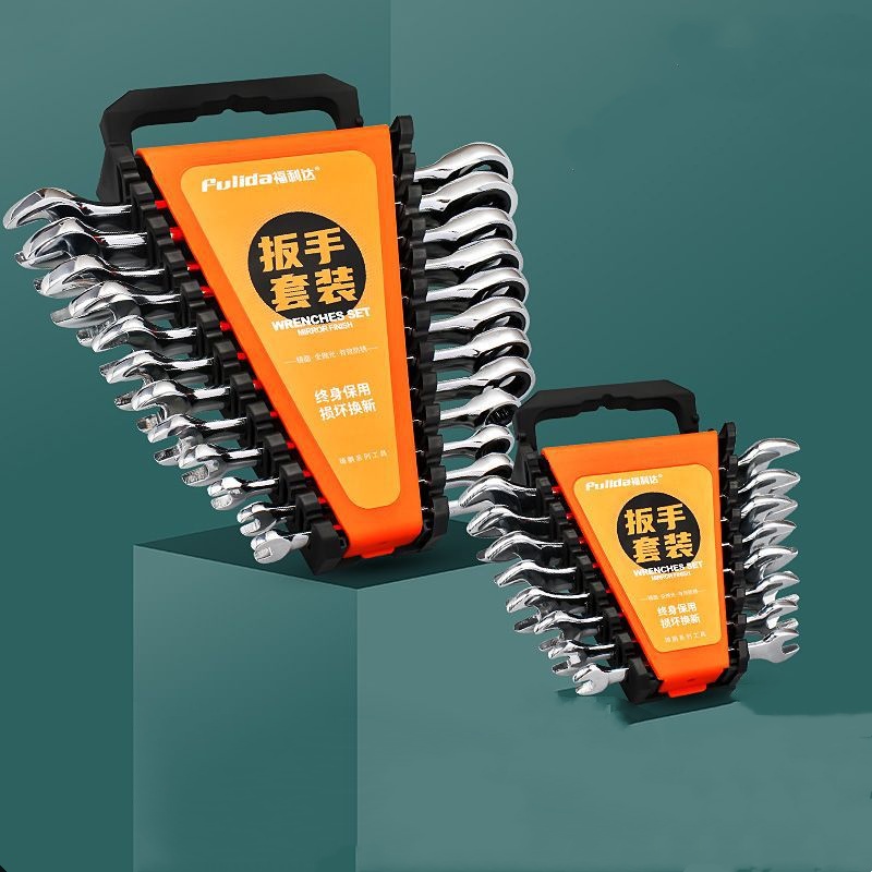 Double-headed Dual-use Ratchet Wrench Tool Suit