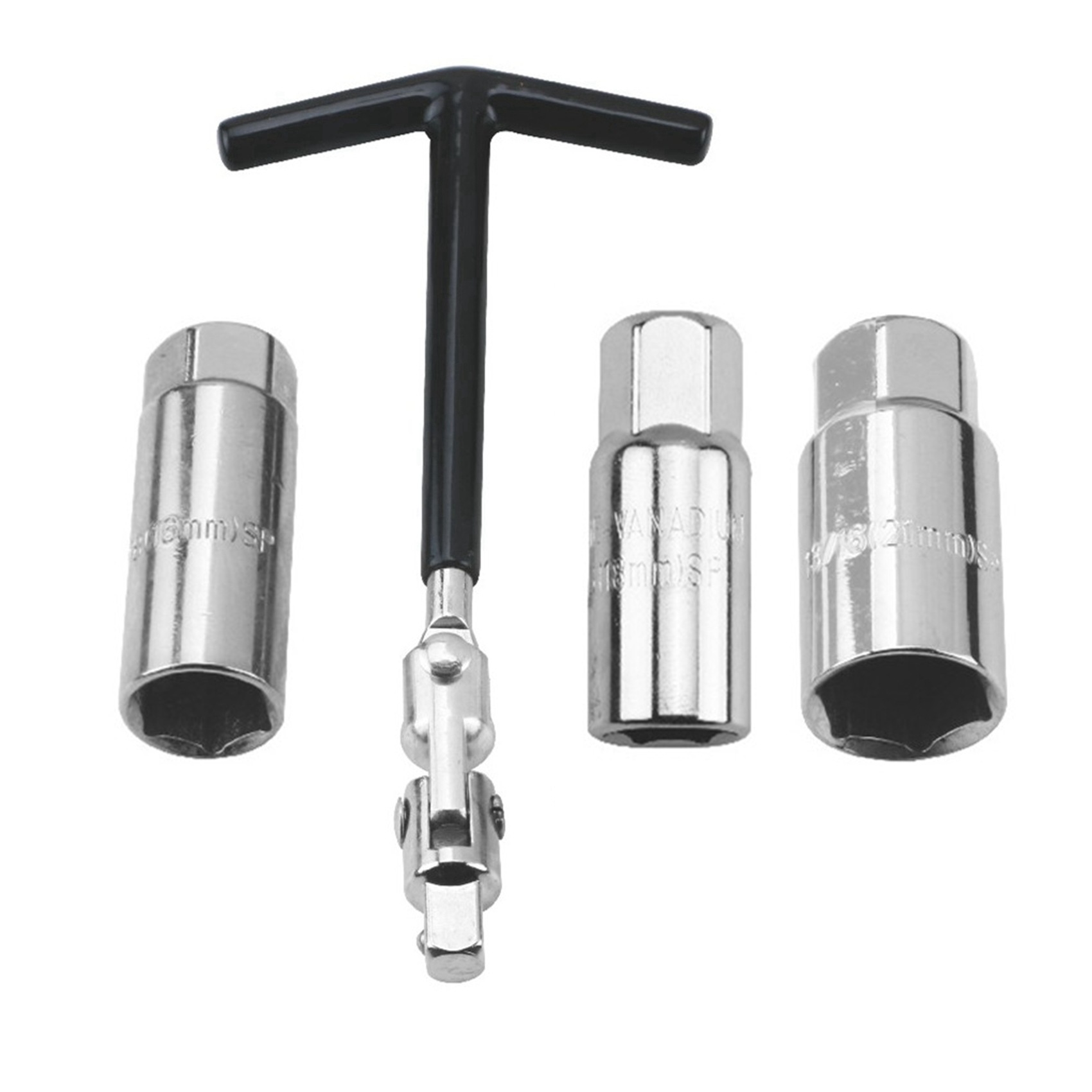 Plug Sleeve 4-piece Set T-shaped Wrench 38 1618mm Manual 12