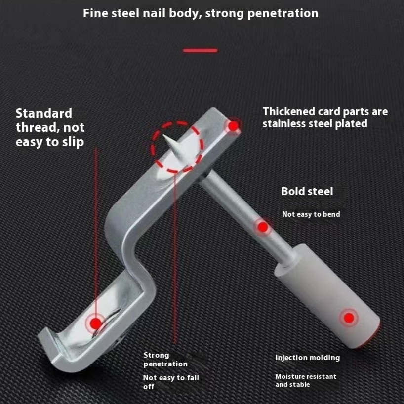 Ceiling Integrated Nail Gun Ceiling Water Pipe Tube Fixed Silencer Fastener