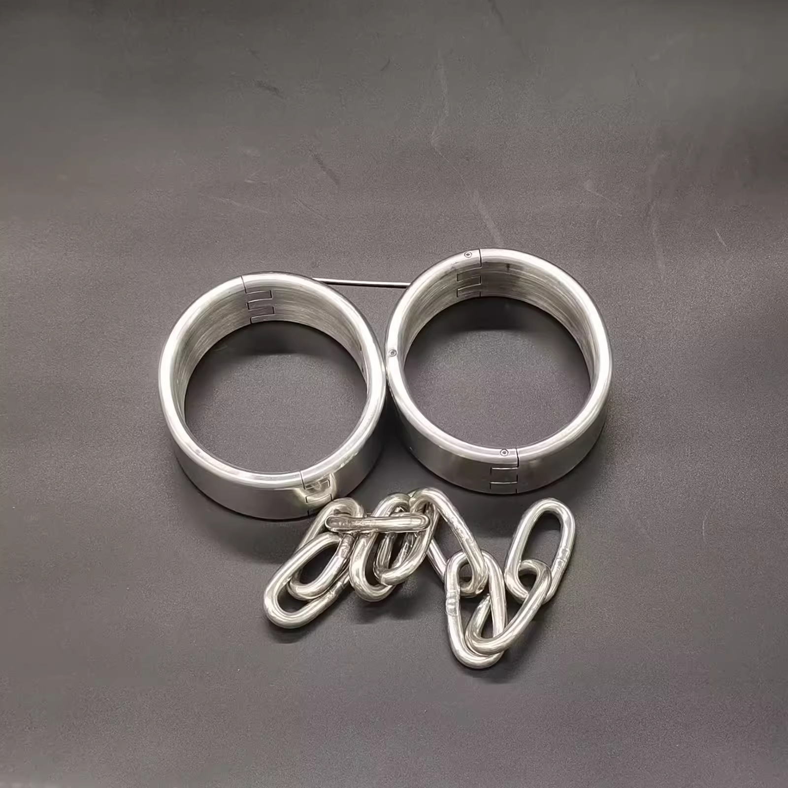 Stainless Steel Ring Handcuffs And Shackles