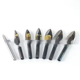 6mm Handle High Speed White Steel Root Carving Pointed Welding Knife