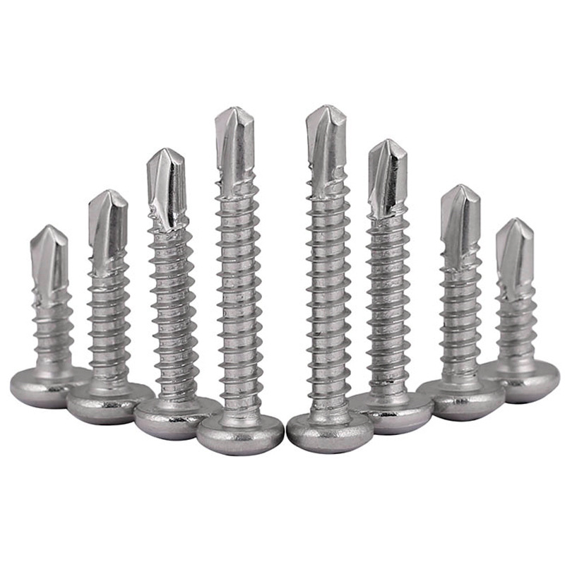 Stainless Steel Cross Recess Coiled Hair Drill Tail Screws