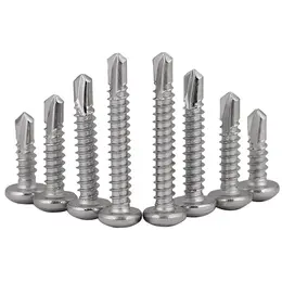Stainless Steel Cross Recess Coiled Hair Drill Tail Screws