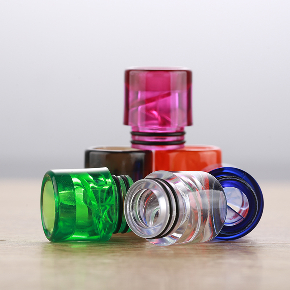 Acrylic Suction Nozzle Internal Spiral Plastic Cigarette Holder