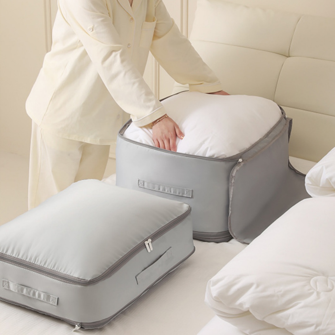 New Satin Compression Quilt Bag Multi-functional Dustproof Storage Bag