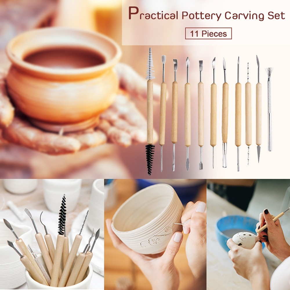 Clay Tools 11 Pieces Suit Repair Billet Multi-combination Pottery Tools