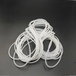 In Stock Industrial Grade Silicone Solid Strip High Temperature Resistant White Sealing Strip Waterproof Transparent