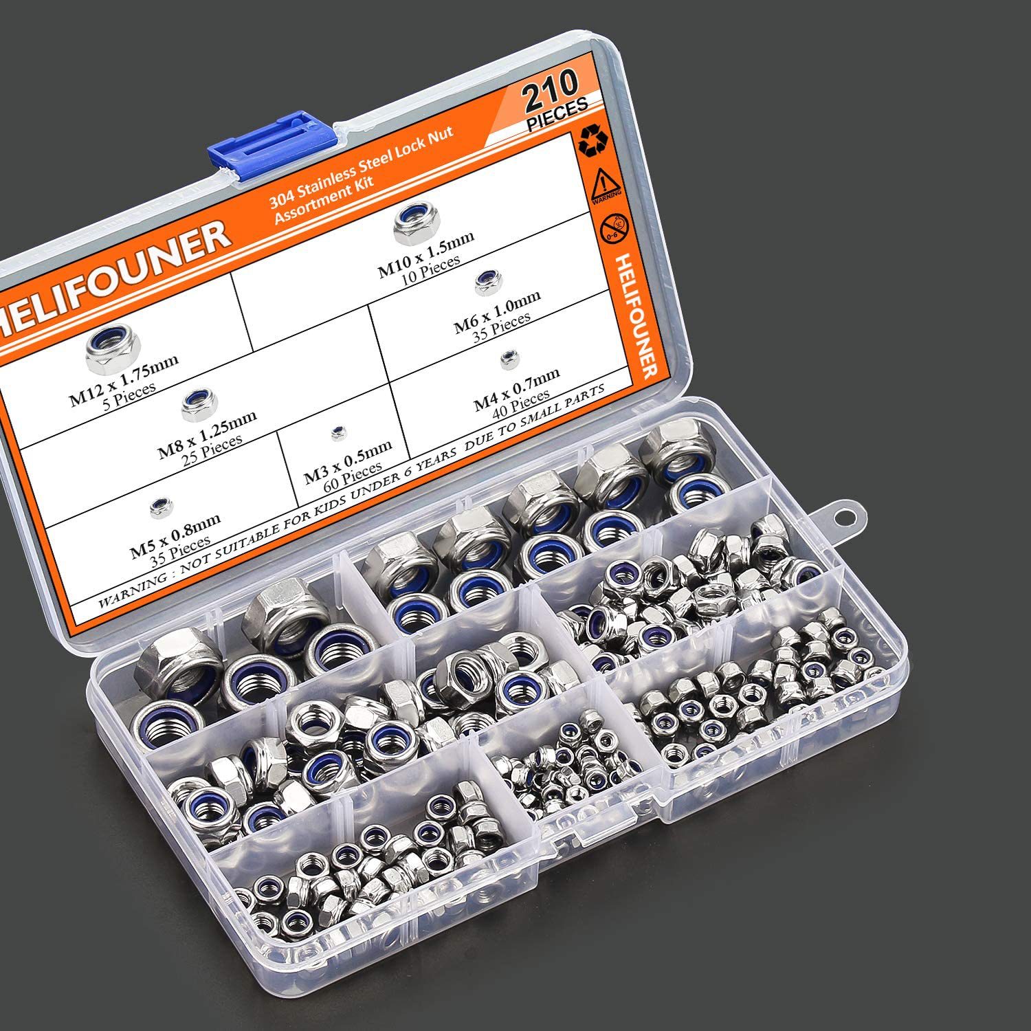 304 Stainless Steel Jam Nut Combination Box