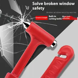 Car Two-in-one Long Handle Solid Multi-function Emergency Escape Hammer