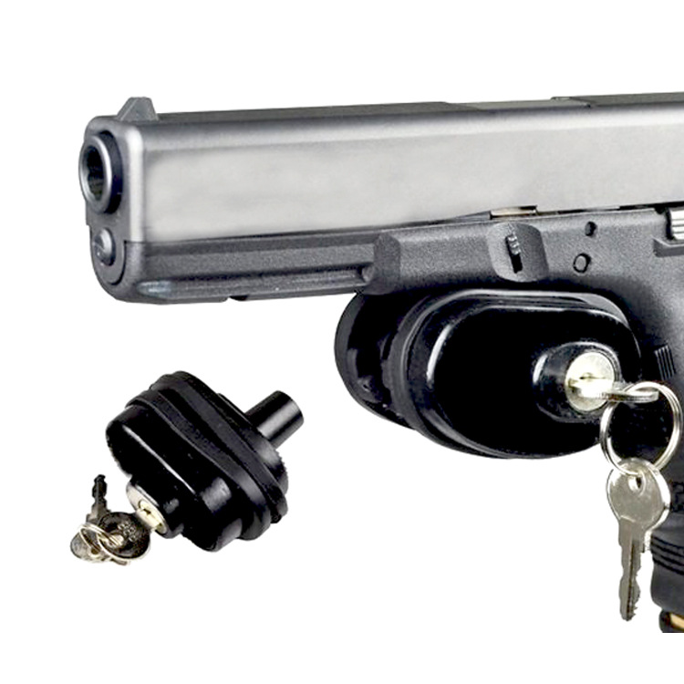 Black Three-digit Password Gun Lock Three-digit Password Trigger Lock Button Gun