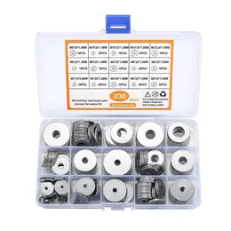 Screw Flat Pad M3-M12 Boxed 230pcs Stainless Steel Gasket